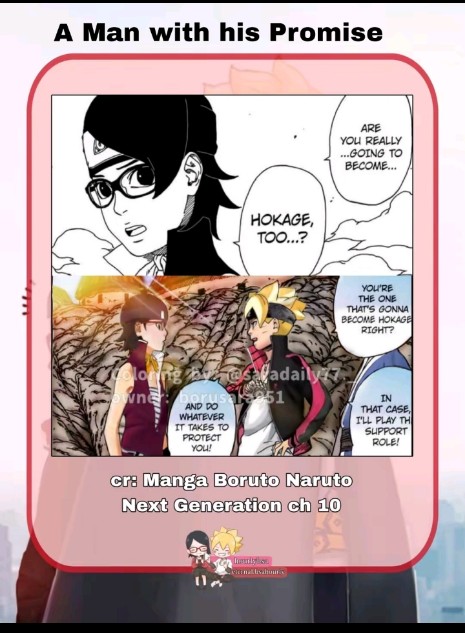 A man When his promise and action is balanced🗡️🔥  #borusara #boruto #sarada #BorutoTwoBlueVortex #BorutoNarutonextgenerations