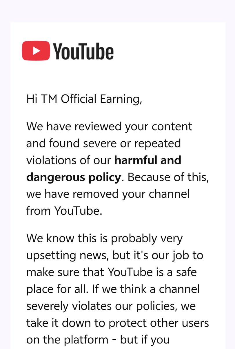 Zaynox🧡🦇 (@zaynoxx) on Twitter photo Dear <a href="/YouTube/">YouTube</a> <a href="/TeamYouTube/">TeamYouTube</a> <a href="/YouTubeCreators/">YouTube Creators</a> <a href="/YouTubeIndia/">YouTube India</a> - Why are crypto educators being punished like this?🥺
I’ve been building my crypto education channel since 2021, 4 years of non-stop effort, creating honest, no-scam, no-promo, testnet-based content to help thousands of Dear <a href="/YouTube/">YouTube</a> <a href="/TeamYouTube/">TeamYouTube</a> <a href="/YouTubeCreators/">YouTube Creators</a> <a href="/YouTubeIndia/">YouTube India</a> - Why are crypto educators being punished like this?🥺
I’ve been building my crypto education channel since 2021, 4 years of non-stop effort, creating honest, no-scam, no-promo, testnet-based content to help thousands of