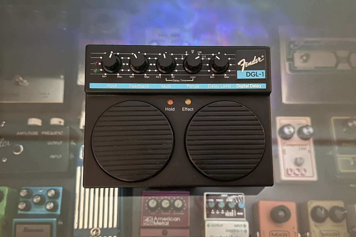 In this week’s mail, ‘80s Fender DGL-1 Digital Delay, aka Vesta Fire D-1X. 📪 🎛️