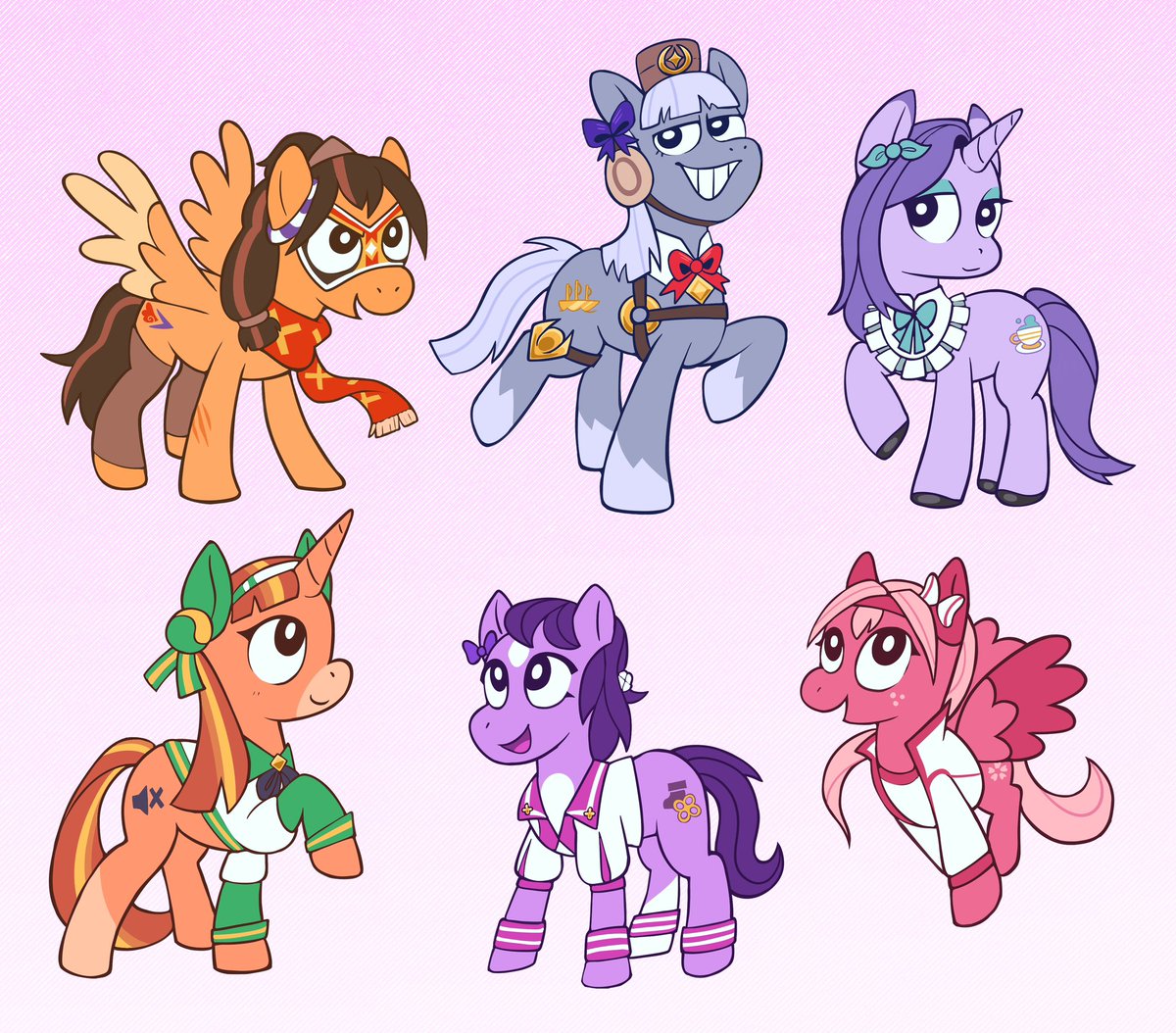 absterarts's tweet image. has anypony done this yet #mlp #umamusume