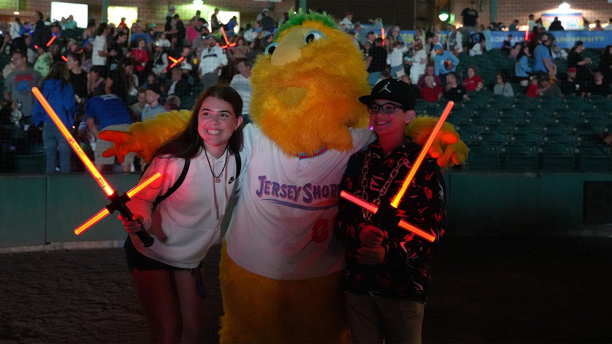 Jersey Shore BlueClaws (@blueclaws) on Twitter photo Star Wars Night (<a href="/RWJBarnabas/">RWJBarnabas</a>) is Friday and we have fireworks and a special ticket package where you get a game ticket and a light saber! bit.ly/3NYudh2 Star Wars Night (<a href="/RWJBarnabas/">RWJBarnabas</a>) is Friday and we have fireworks and a special ticket package where you get a game ticket and a light saber! bit.ly/3NYudh2