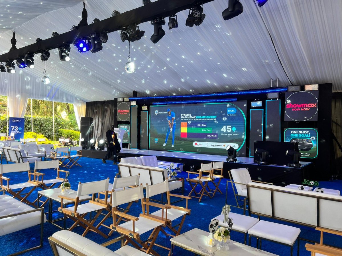 EntebbeClub1901's tweet image. 19th Hole set for the Parte 🪩 ⁦@stanbicug⁩ MatchPlay Semifinals proudly brought to you by ⁦@DStvUganda⁩ #For_Business