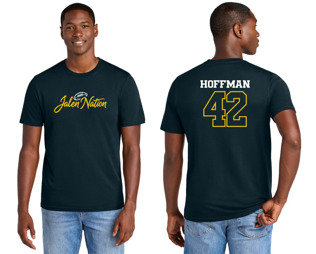 🔥 Pre-Order Your Jalen Nation T-Shirt Now! 🔥

Rep the movement and show your support — the Jalen Nation T-Shirt is now available for pre-order until 7/26/25!

Cost: $25 (includes shipping) Use promo code: JALENNATION 

shorturl.at/f1e5U  #GoBlue 〽️