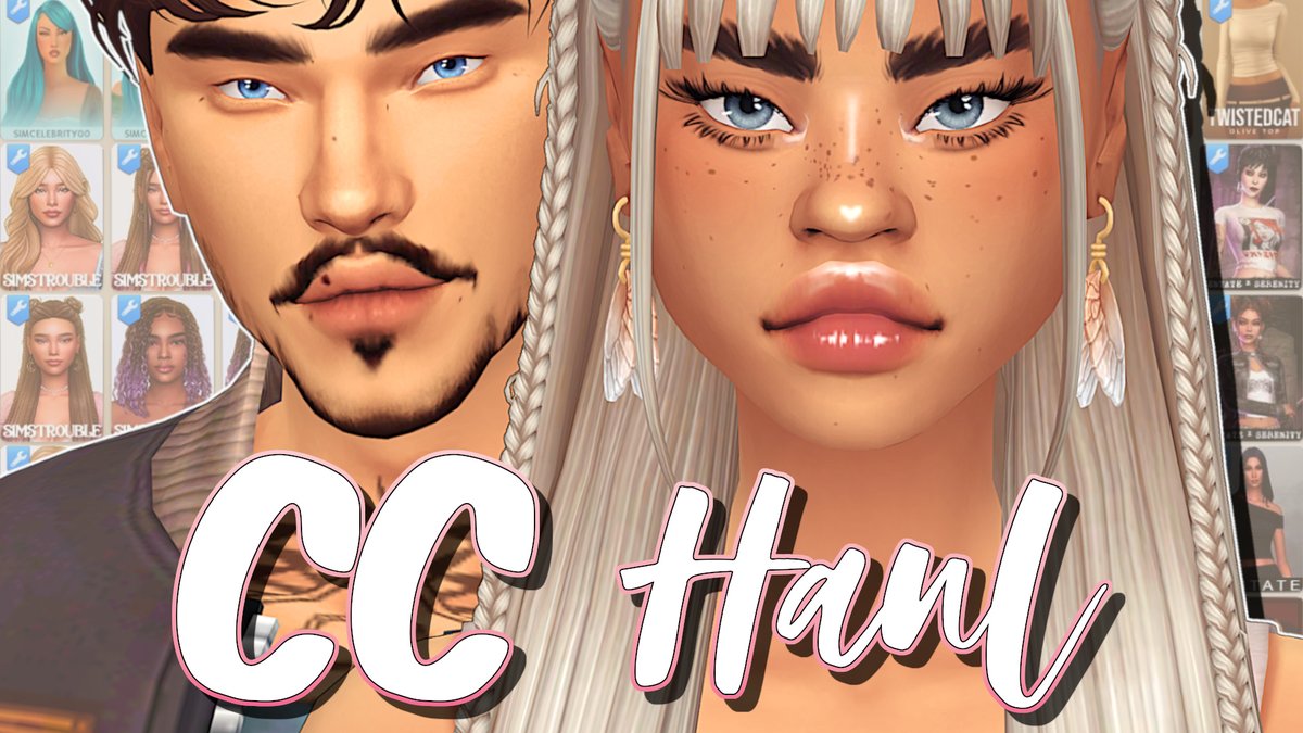 ⭐️ N E W V I D E O ⭐️ over 250 NEW CC ITEMS! | sims 4 male &amp; female cc haul #97 🌿 + links

▶️youtu.be/WYbTf9NLqy8

#Sims4 #sims4cc