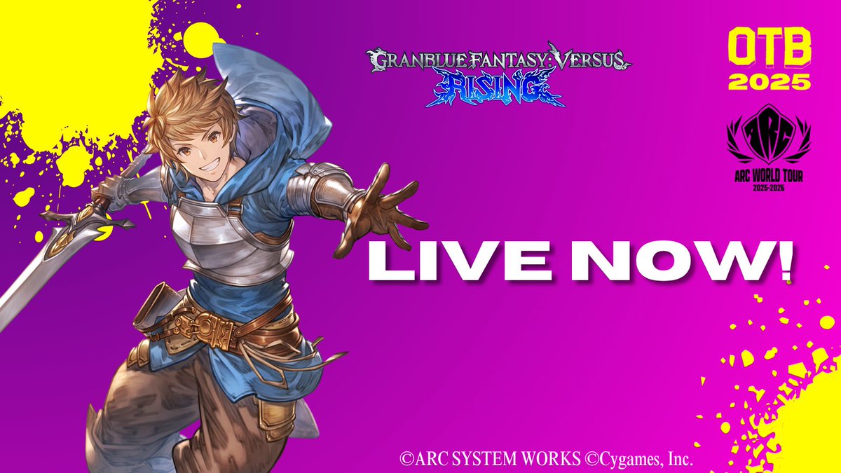 🟣 #AWT25_26 #GBVSR GOLD EVENT TOP 8 IS STARTING NOW ON <a href="/Reversal_gg/">Reversal</a> TWITCH CHANNEL 🟣

📺 twitch.tv/reversalgg
