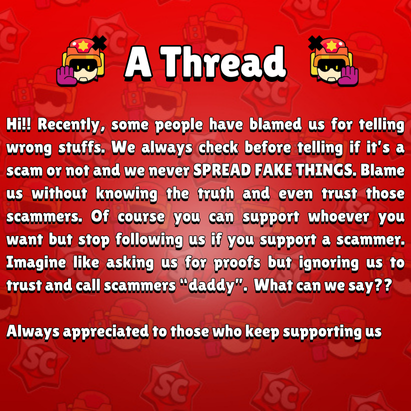 🚨‼️A Thread‼️ 🚨

From now on, we will only tells you scammers info and give proofs. Trust or not, depends on you 🙏 We're being enough for those kind of people...