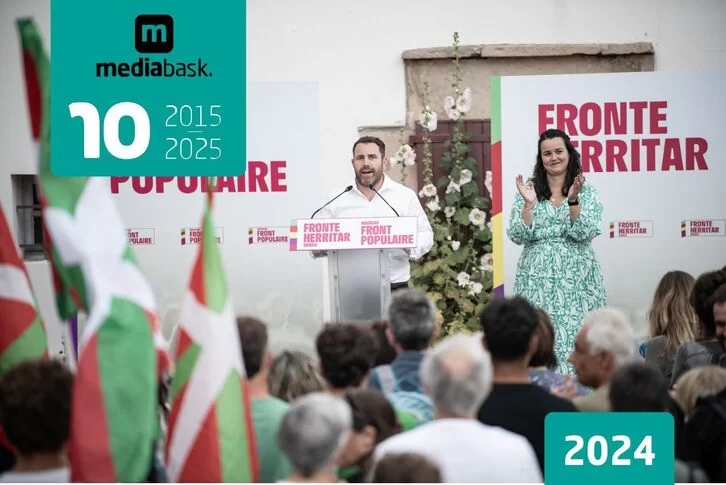 [Dix ans d'actualité - 2024] Le Nouveau Front populaire rafle les trois sièges du Pays Basque #Mediabask10ans
mediabask.eus/fr/info_mbsk/2…