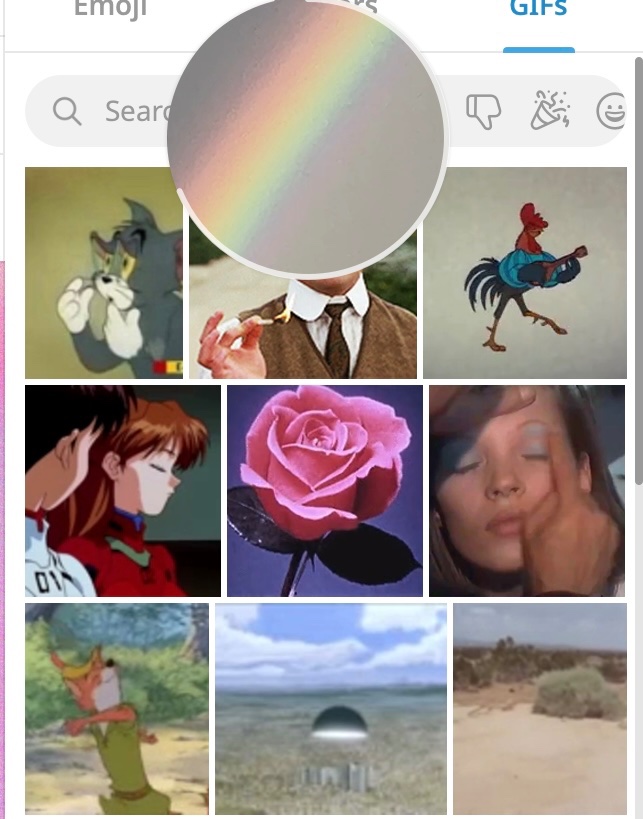 My collection of recently used gifs and a video circle are giving tumblr 2010s
also vibes in general