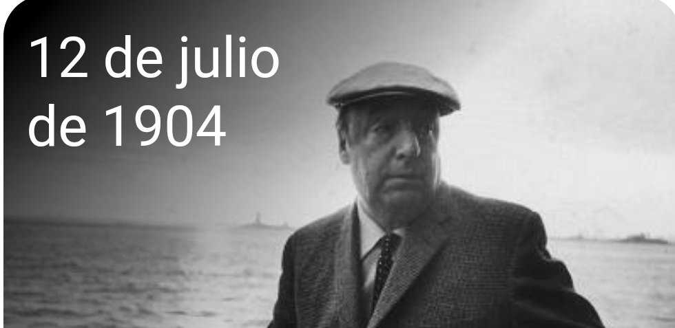 ✍🏻(aniversario Pablo Neruda):
Puedo escribir los versos más tristes esta noche.
Escribir por ejemplo: «la noche está estrellada,
y tiritan, azules, los astros a lo lejos.»
El viento de la noche gira en el cielo y canta.
Puedo escribir los versos más tristes esta noche...
⚘
