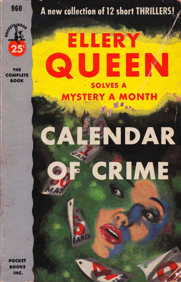 GuiltyCrimeMag's tweet image. I like the cover, even if I'm not a particular fan of Ellery Queen. Don't get me wrong: big fan of what they did for the industry, just not their particular style of writing.