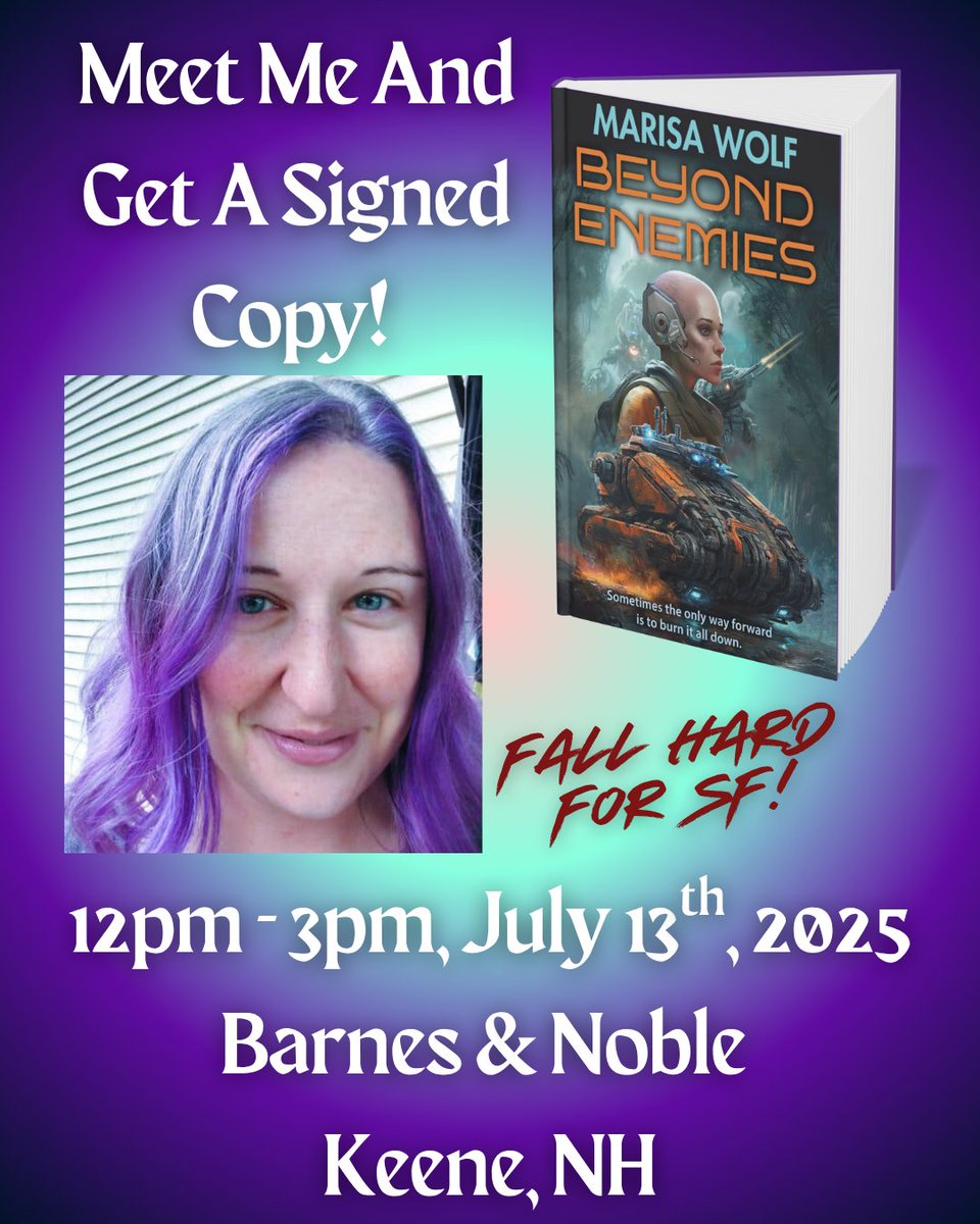 Marisa Wolf (@marisa_comeaux) on Twitter photo Off to Keene, NH for a brand new Barnes&Noble grand opening and the fabulous <a href="/KaceyEzell1/">Kacey Ezell, Rotorhead Writer</a>'s signing!!
Come hang out this weekend!
Not in the area? The Fantasy and Sci-fi Fanatic's Podcast has a new episode w/me and A Plague of Magic today! WHEEE
#bnbuzz #bnkeene #feralfantasy Off to Keene, NH for a brand new Barnes&Noble grand opening and the fabulous <a href="/KaceyEzell1/">Kacey Ezell, Rotorhead Writer</a>'s signing!!
Come hang out this weekend!
Not in the area? The Fantasy and Sci-fi Fanatic's Podcast has a new episode w/me and A Plague of Magic today! WHEEE
#bnbuzz #bnkeene #feralfantasy