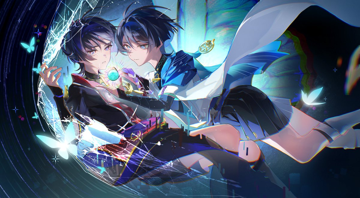 Cu09291's tweet image. 破茧
#Scaramouche #Wanderer #散兵 #流浪者