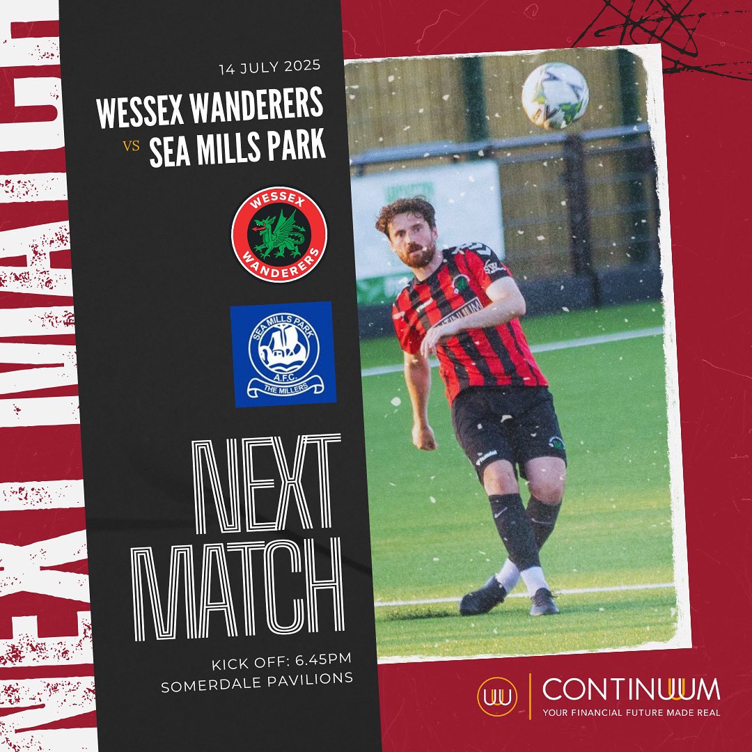 Wessex Wanderers FC (@wessexwanderers) on Twitter photo Wessex get Pre Season underway with a game against <a href="/SeaMillsParkFC1/">Sea Mills Park FC</a>.
๐ Fryโs Cup
๐ Sea Mills Park FC
๐ Monday 14th July
โฑ๏ธ KO 6.45pm
๐๏ธ Somerdale Pavilion, BS31 2FF
A lot of buzz around the club for the new season, so get along and support the boys! #upthewessex Wessex get Pre Season underway with a game against <a href="/SeaMillsParkFC1/">Sea Mills Park FC</a>.
๐ Fryโs Cup
๐ Sea Mills Park FC
๐ Monday 14th July
โฑ๏ธ KO 6.45pm
๐๏ธ Somerdale Pavilion, BS31 2FF
A lot of buzz around the club for the new season, so get along and support the boys! #upthewessex