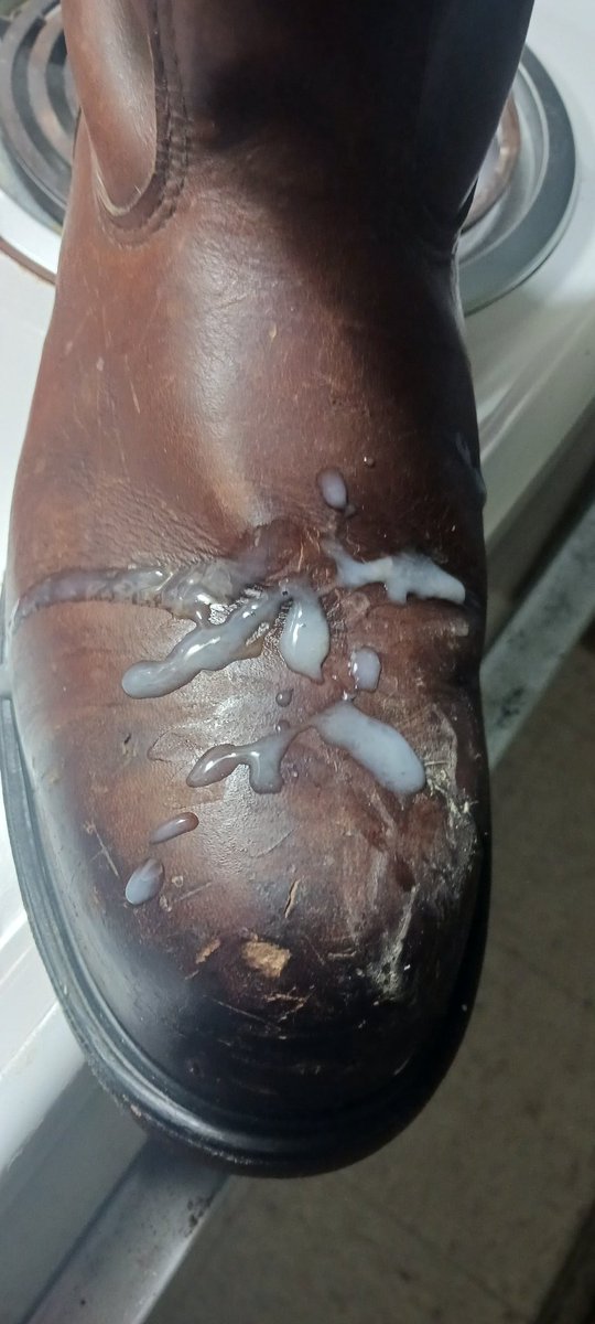 You do it on boots....