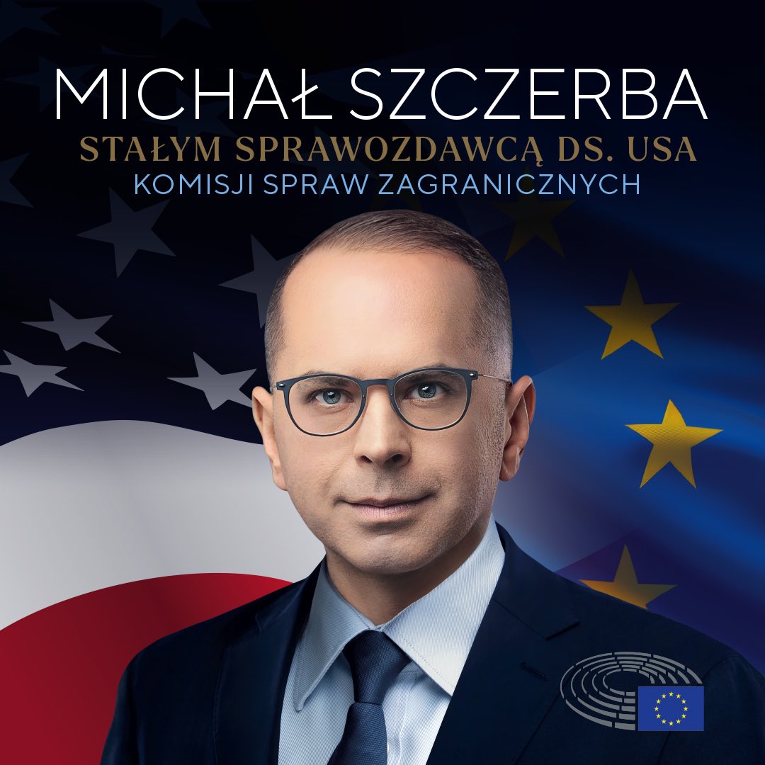 Michał Szczerba (@michalszczerba) on Twitter photo Prezentacja projektu Raportu Stałego Sprawozdawcy ds. USA <a href="/MichalSzczerba/">Michał Szczerba</a>
Relacje polityczne UE-USA 🇪🇺🇺🇸
15 lipca (wtorek) godz 9:00
Komisja Spraw Zagranicznych (AFET)
<a href="/Europarl_EN/">European Parliament</a> <a href="/Europarl_PL/">Parlament Europejski w Polsce</a> <a href="/EP_ForeignAff/">AFET Committee Press</a> <a href="/grupaepl/">GrupaEPL_PL</a> #WeAreNATO
Transmisja europarl.europa.eu/committees/pl/… Prezentacja projektu Raportu Stałego Sprawozdawcy ds. USA <a href="/MichalSzczerba/">Michał Szczerba</a>
Relacje polityczne UE-USA 🇪🇺🇺🇸
15 lipca (wtorek) godz 9:00
Komisja Spraw Zagranicznych (AFET)
<a href="/Europarl_EN/">European Parliament</a> <a href="/Europarl_PL/">Parlament Europejski w Polsce</a> <a href="/EP_ForeignAff/">AFET Committee Press</a> <a href="/grupaepl/">GrupaEPL_PL</a> #WeAreNATO
Transmisja europarl.europa.eu/committees/pl/…