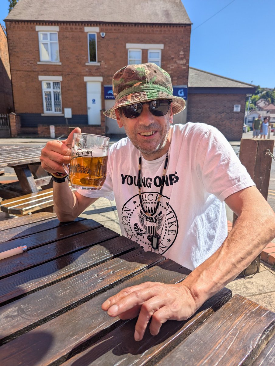 Out for a few beers in broken Britain, hope I survive.