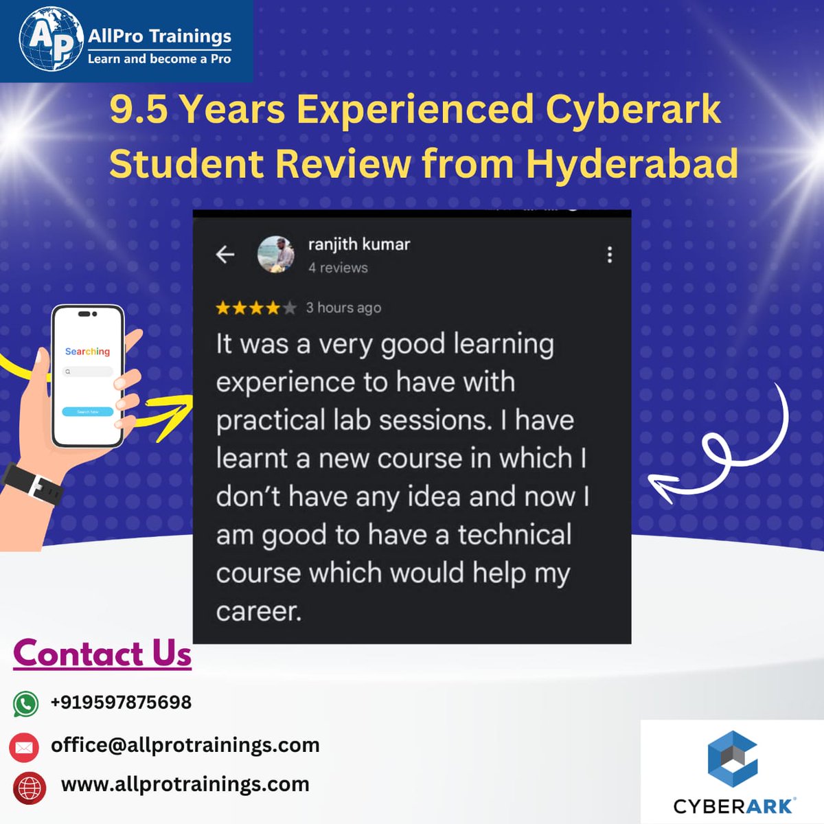"🚀 Master CyberArk in 35 hrs! 💡 50% off live training. Secure your future with PAM skills. 8 AM IST, Mon-Fri. WhatsApp: wa.me/919597875698

 #CyberArk #PAM #IdentitySecurity #CyberSecurity"