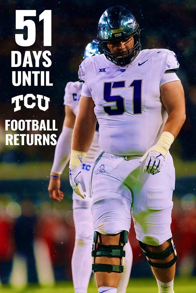 TCUStats's tweet image. Buy stock in the O line this year @DeeryColtin