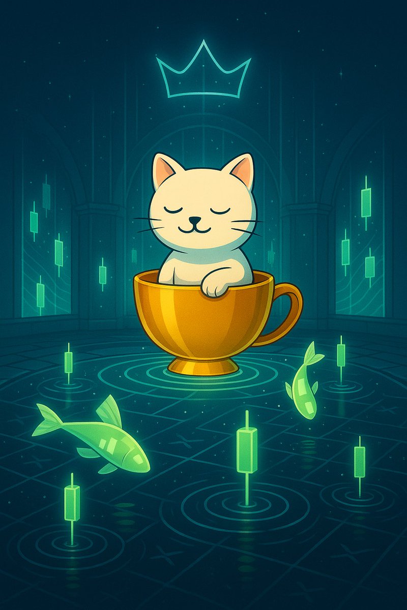 They thought it was just a cat in a cup.

Now the charts swim around it. 🐱🏆

firstledger.net/token/r4HP7fQs…
