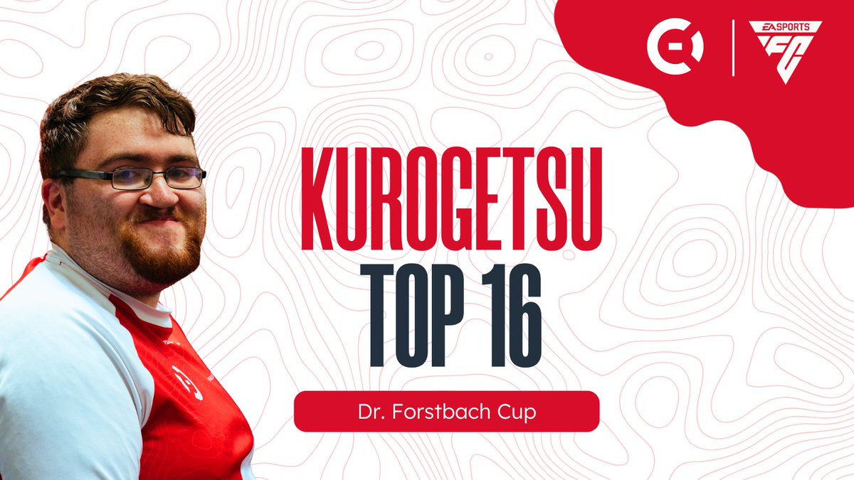 Unser EA SPORTS #FC25-Profi <a href="/Kurogetsukun/">Kurogetsu</a> konnte sich beim Dr. Forstbach Cup, ausgerichtet von <a href="/ATSV1900eSports/">Alemannia Aachen eSports</a>, erfolgreich unter die Top 16 spielen 💪🏽
Glückwunsch an Leon zum mega Ergebnis und einen großen Dank an Alemannia Aachen für das gelungene Event und die Einladung!
