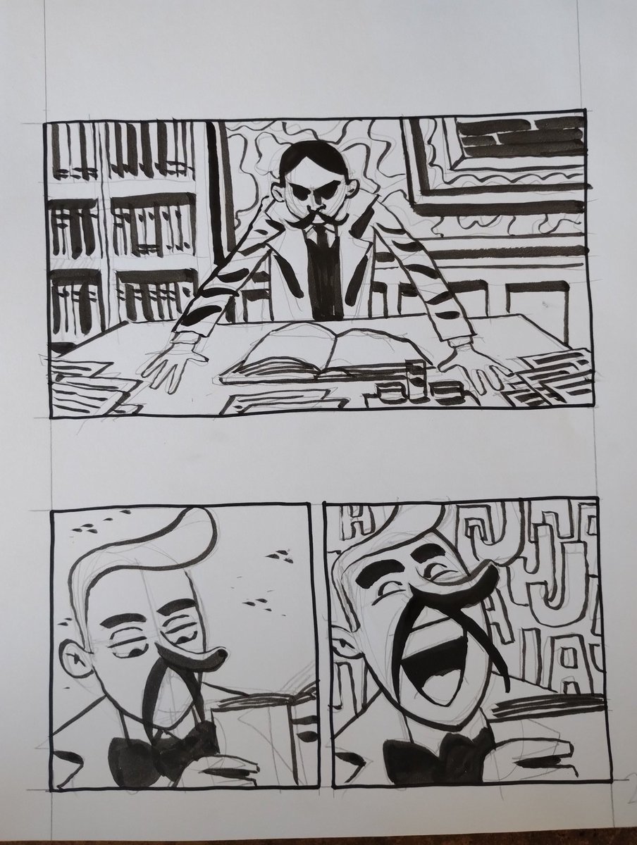 BrianJanchez's tweet image. Paul Groussac se caracterizaba por su crueldad a la hora de reseñar y hablar de libros y colegas.
Me gusta dibujar una historieta sobre él.