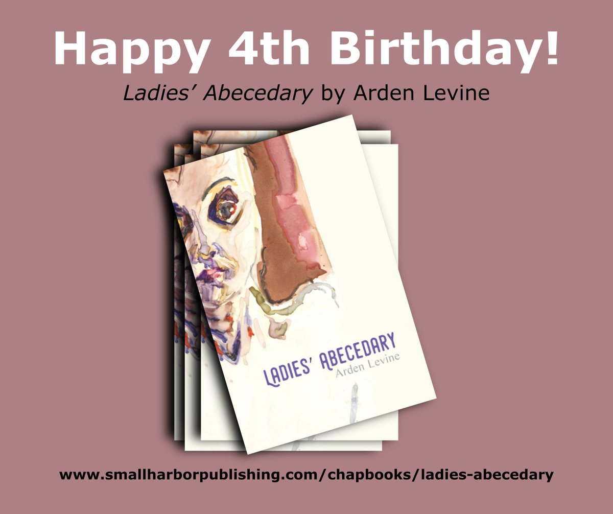 harbor_review's tweet image. 🎉 Happy 4th birthday to Ladies’ Abecedary by Arden Levine! Celebrate with us and purchase at: smallharborpublishing.com/chapbooks/ladi… 📚💜
#Poetry #ChapbookBirthday #SmallHarborPublishing