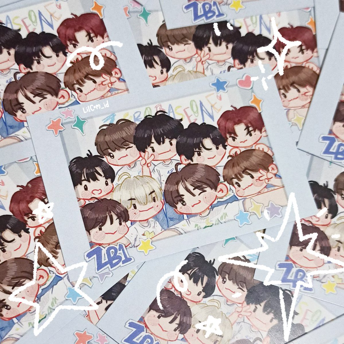 yg berminat freebies pc ot9 nya samperin aku di booth art market ya! 😙💙