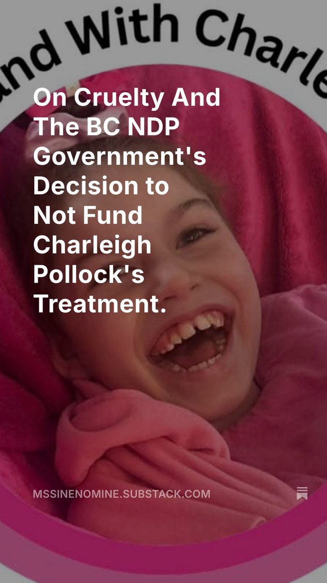 Someone was very upset about my use of the quote about cruelty in my tweet about Charleigh Pollock &amp; upon reflection I decided to write about my choice. 

open.substack.com/pub/mssinenomi…