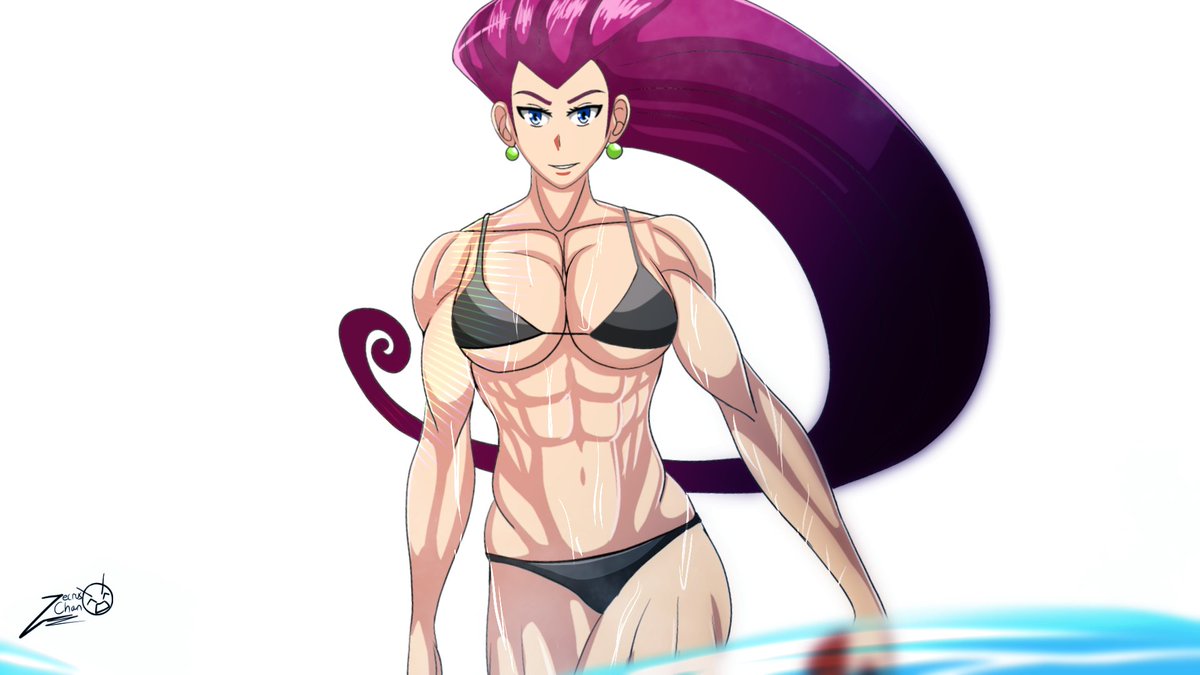 ZecrusChan17's tweet image. Jesse From Team Rocket In A Bikini 🥂💪
#Pokemon #Nintendo