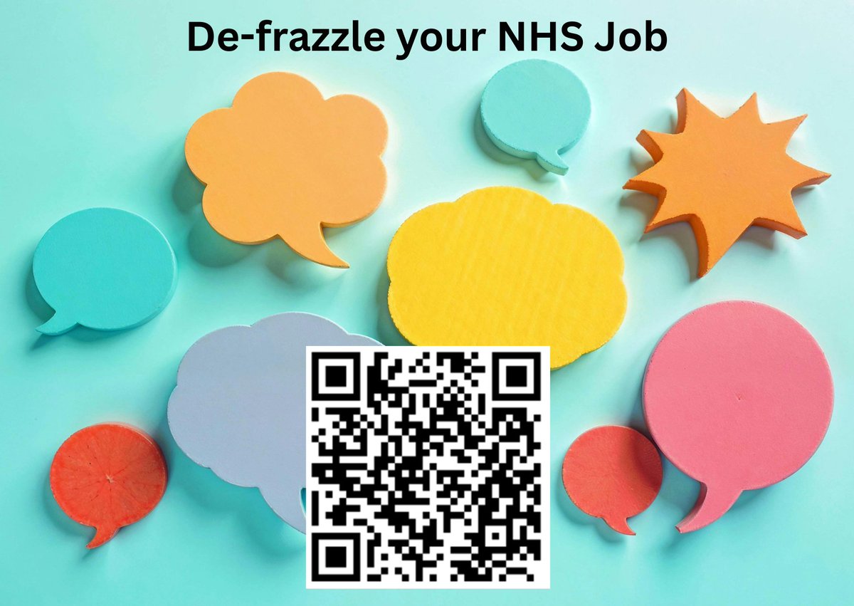 I wanted to share a bit more about my book-in-progress – De-frazzle Your NHS Job.

To ensure I covered the key challenges, I interviewed 30 people who either work in the NHS or have done so previously. Their jobs varied widely but included both clinical and non-clinical roles