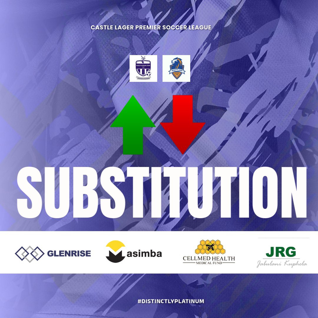 🔄72'| Substitution 

✅ Benhura
❌ Makuwe

✅ Ditima
❌ Gaki

𝗡𝗴𝗲𝘇𝗶 𝗣𝗹𝗮𝘁𝗶𝗻𝘂𝗺 𝗦𝘁𝗮𝗿𝘀 1⃣-2⃣ 𝗦𝗰𝗼𝘁𝘁𝗹𝗮𝗻𝗱 𝗙𝗖

#UpMadamburo  | #DistinctlyPlatinum