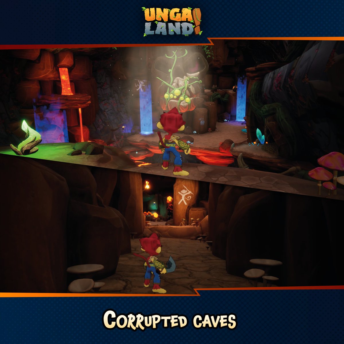 Ungaland_game's tweet image. From ancient ruins to corrupted caves...
Adventure awaits in Ungaland!.
Follow us on Kickstarter kickstarter.com/projects/ungal…