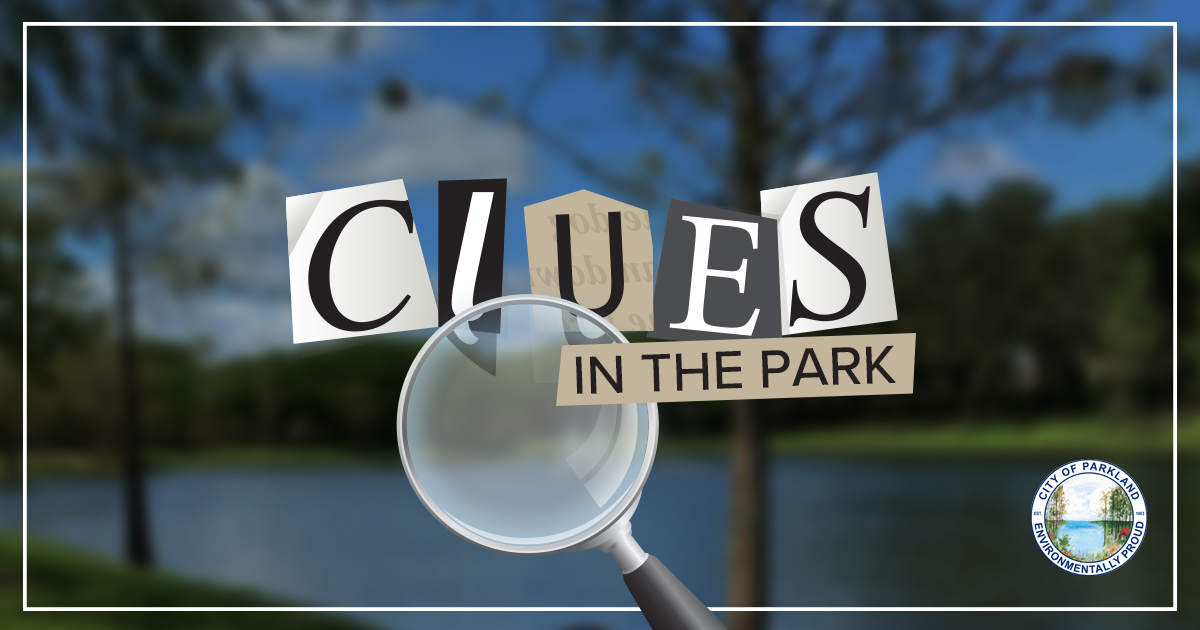 🔎We spy your next clue. Do not forget to check out the first clue and prepare for the second, which arrives at the link on Tuesday, July 15. Play this fun, interactive game, and you will be entered into a raffle to win a prize. cityofparkland.org/clues.