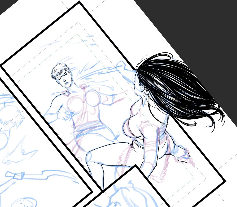 mariano_art06's tweet image. I enjoyed making these pages because the client gave me creative freedom in this scene.
#LadyFight #commissionart #Indiecreator #comicpages #sequentail