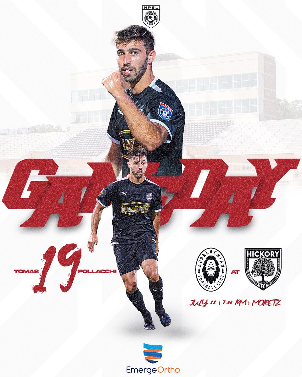 HickoryFC's tweet image. 𝐀𝐥𝐥 𝐑𝐨𝐚𝐝𝐬 𝐋𝐞𝐚𝐝 𝐭𝐨 𝐌𝐨𝐫𝐞𝐭𝐳
Everything we’ve worked for comes down to tonight.
🆚 Appalachian FC
📍 Moretz Stadium
🕖 7:00 PM
#upthetrees 🌳