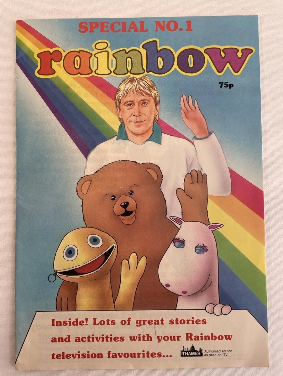 New article takes a look inside the very first Rainbow comic from 1987: curiousbritishtelly.substack.com/p/rainbow-spec…