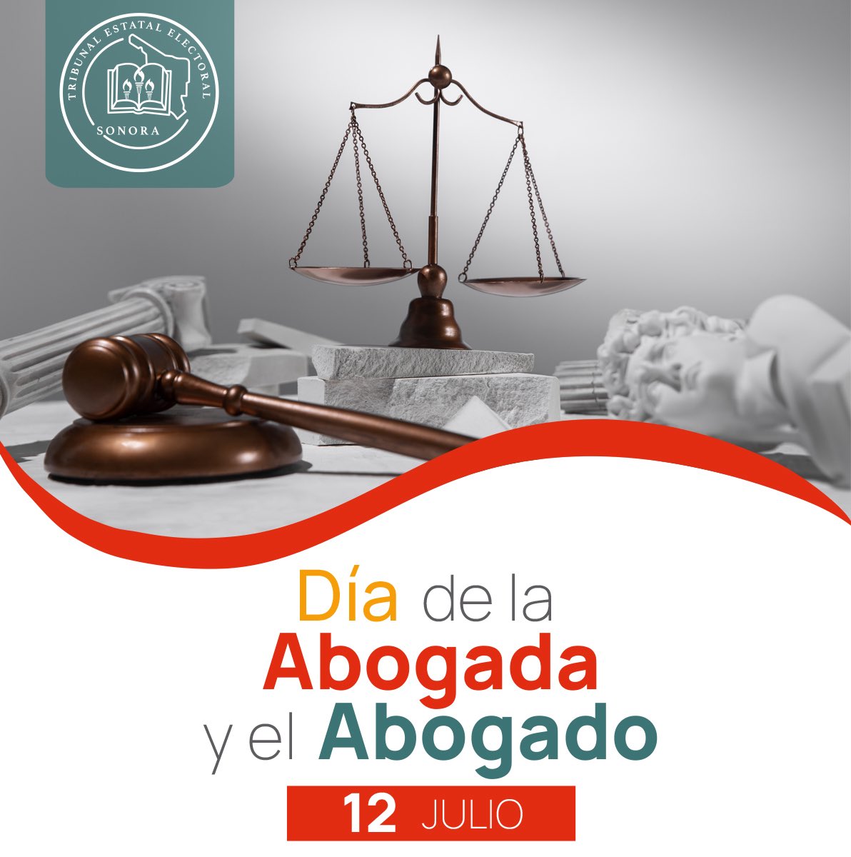 ⚖️ 12 de julio | Día de la Abogada y el Abogado
En el #TEESonora reconocemos la labor de quienes, con ética, compromiso y vocación de servicio, defienden la justicia y el Estado de Derecho.

👏 ¡Felicidades a todas las personas abogadas en su día!