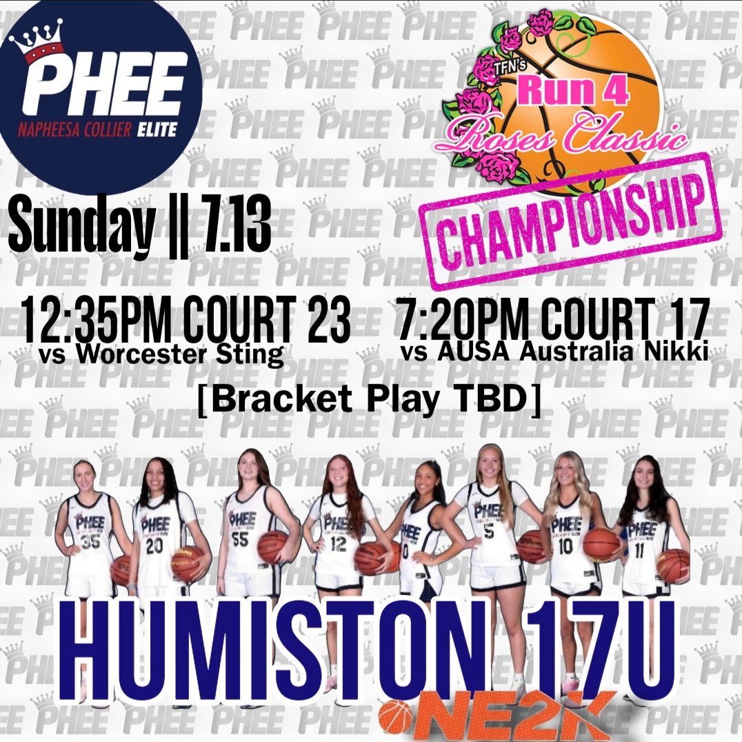 Izzy Rohr (@izzy_rohr) on Twitter photo Final game for R4R Classic at 12:35 ct 24! Tomorrow the Championship starts!! So excited!
<a href="/PheeElite/">Napheesa Collier Elite</a> <a href="/Coach_Brent24/">Coach Humi</a> <a href="/CorJesuBball/">Cor Jesu Basketball</a> <a href="/NE2KHoops/">NE2KHoops</a> <a href="/PGHMissouri/">Prep Girls Hoops Missouri</a> Final game for R4R Classic at 12:35 ct 24! Tomorrow the Championship starts!! So excited!
<a href="/PheeElite/">Napheesa Collier Elite</a> <a href="/Coach_Brent24/">Coach Humi</a> <a href="/CorJesuBball/">Cor Jesu Basketball</a> <a href="/NE2KHoops/">NE2KHoops</a> <a href="/PGHMissouri/">Prep Girls Hoops Missouri</a>
