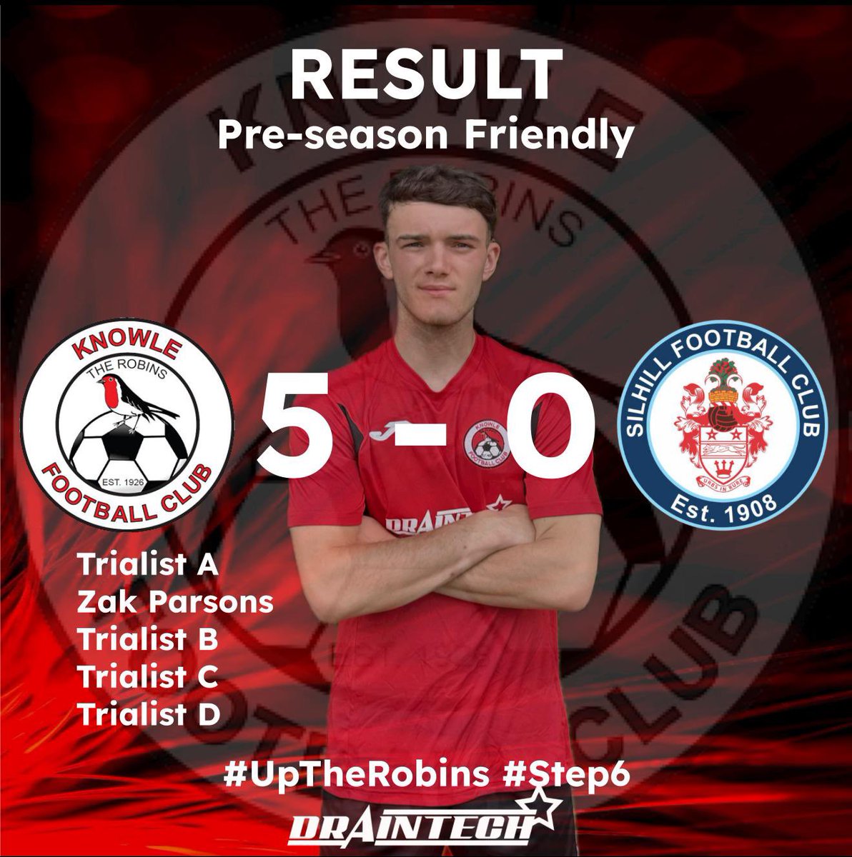 Knowle FC (@knowle_fc) on Twitter photo Full Time:
Knowle 5-0 <a href="/SilhillFC/">Silhill FC</a>
Z. Parsons โฝ๏ธ
4 other Goalscorers not yet announced ๐
Thanks for the run out lads and all the best for the season ahead <a href="/SilhillFC/">Silhill FC</a> ๐ค
#UpTheRobins๐ดโซ๏ธ Full Time:
Knowle 5-0 <a href="/SilhillFC/">Silhill FC</a>
Z. Parsons โฝ๏ธ
4 other Goalscorers not yet announced ๐
Thanks for the run out lads and all the best for the season ahead <a href="/SilhillFC/">Silhill FC</a> ๐ค
#UpTheRobins๐ดโซ๏ธ