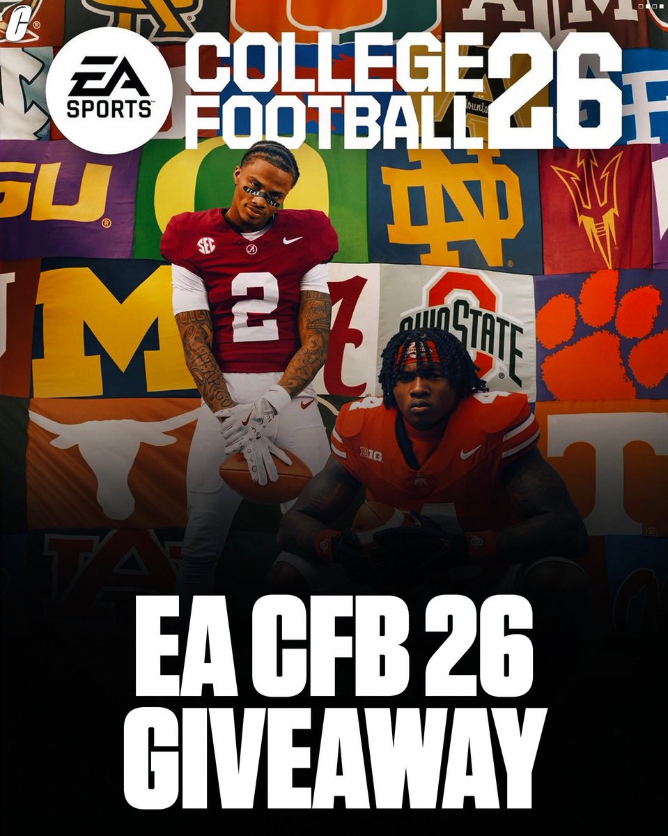 College Football Alerts (@cfbalerts_) on Twitter photo Giving away a another copy of CFB26 🚨
To be entered:
Follow me <a href="/CFBAlerts_/">College Football Alerts </a>
like
retweet
Comment your console
Good luck! Winner picked July 14th.🔥 Giving away a another copy of CFB26 🚨
To be entered:
Follow me <a href="/CFBAlerts_/">College Football Alerts </a>
like
retweet
Comment your console
Good luck! Winner picked July 14th.🔥