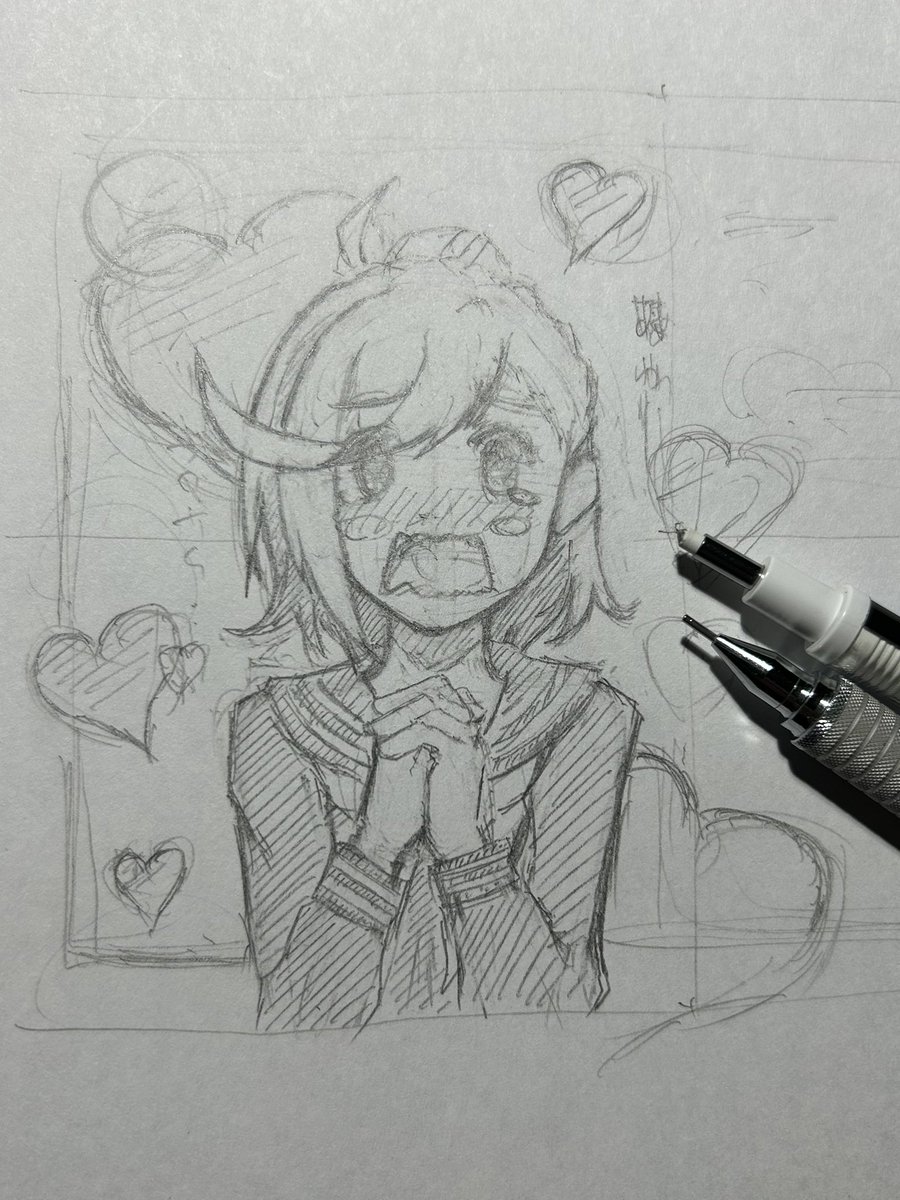 nayoru35's tweet photo. #アナログイラスト #wip #アクロトリップ #伊達地図子 https://t.co/D6zWIfkDd4