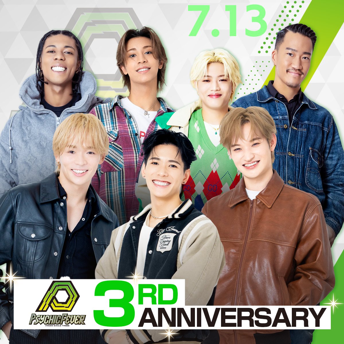 👑#PSYCHICFEVER デビュー3周年おめでとうございます