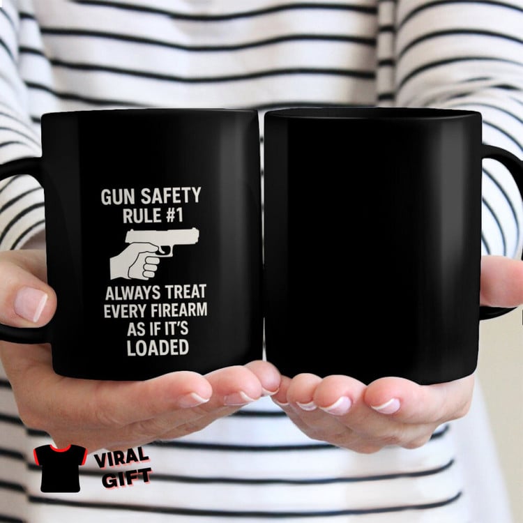 _Gun_Lover's tweet image. "It’s not just a mug.
It’s a reminder. A mindset. A code.
Gun Safety Rule #1:
Always treat every firearm as if it’s loaded.
This design speaks louder than words — carry it with pride.
🖤 Built for patriots, protectors, and responsible gun owners.
🎯 Get 49% OFF – for a limited…