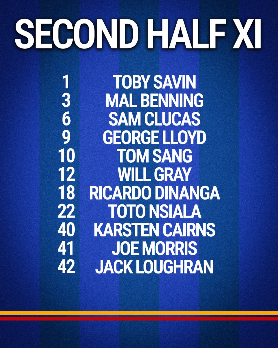 This is our second-half team...

🩷🖤