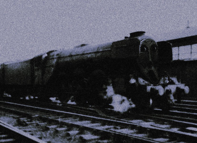 “I kept seeing it…
It was after he murdered them and burned the bodies in the firebox that they started…possessing it. I don’t know how but the engines are…eerily creepy and sometimes i keep seeing a face menacingly looking at me and the words “It’s me” are all over.”