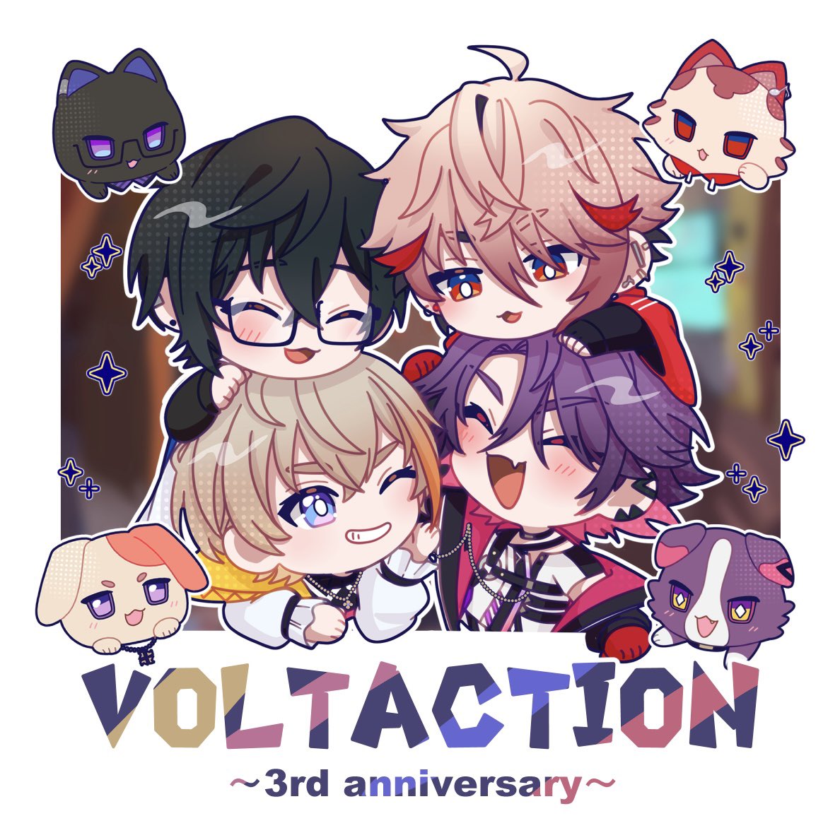 ✨〜 #VOLTACTION3周年 〜✨

３周年おめでとうございます🎉㊗️🎉

#ヴォルタ3周年 #VOLTA展
#ふうらーと #わたらいらすと #四季彩画 #SeraPic