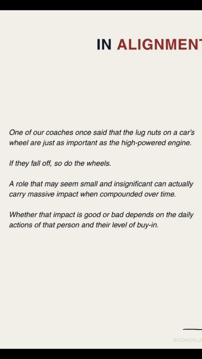 Quote from ⁦<a href="/coachlukefalk/">Luke Falk</a>⁩. So true in any endeavor.