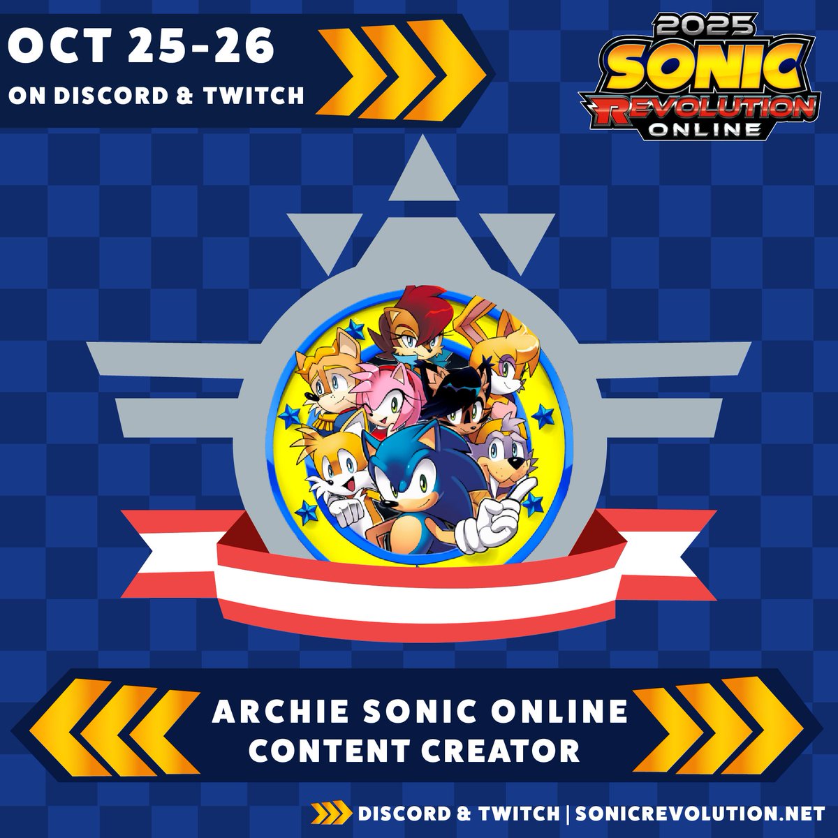 📣GUEST ANNOUNCEMENT📣

Welcome Archie Sonic Online to Sonic Revolution 2025 Online! Please give them a warm welcome!

Stay tuned for more guest announcements! 👀