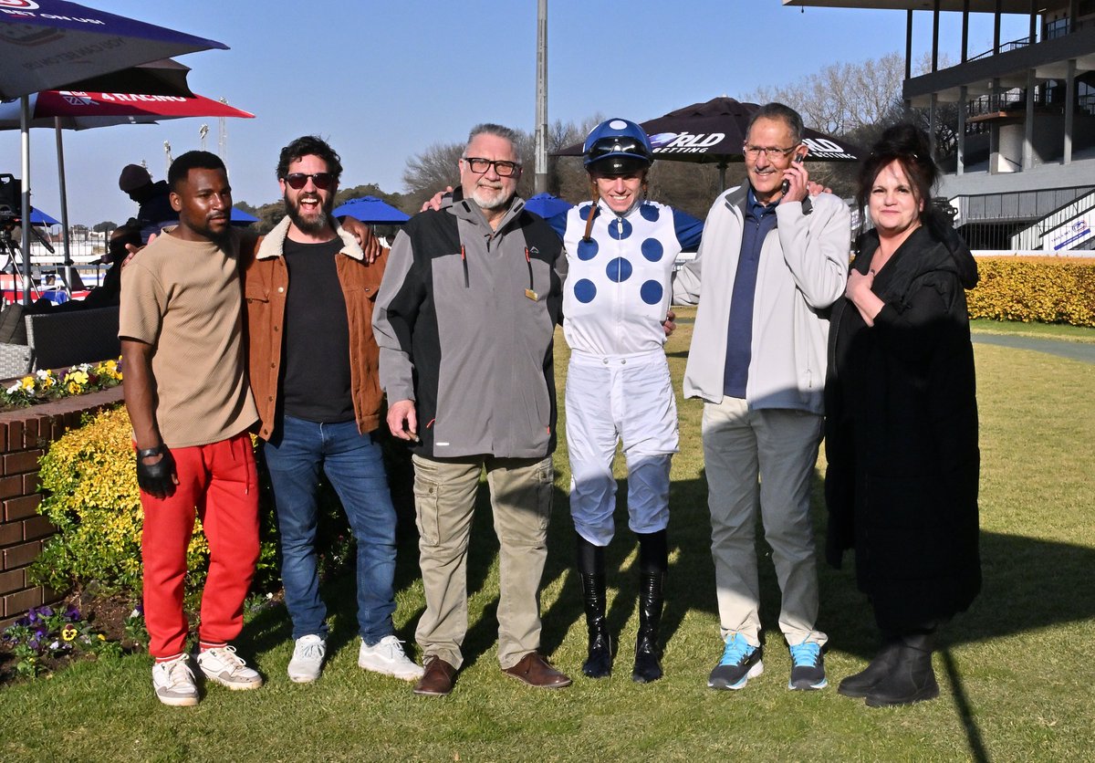 <a href="/callan_murray/">Callan Murray</a> gets his name up in lights @ Turffontein after winning Race 6 on Joe Soma's Dual Prophecy for owners ANOA (Pty) Ltd (Nom: Andria Dannhauser), Messrs AC Preddy, JA Soma &amp; Ms S Wilson.