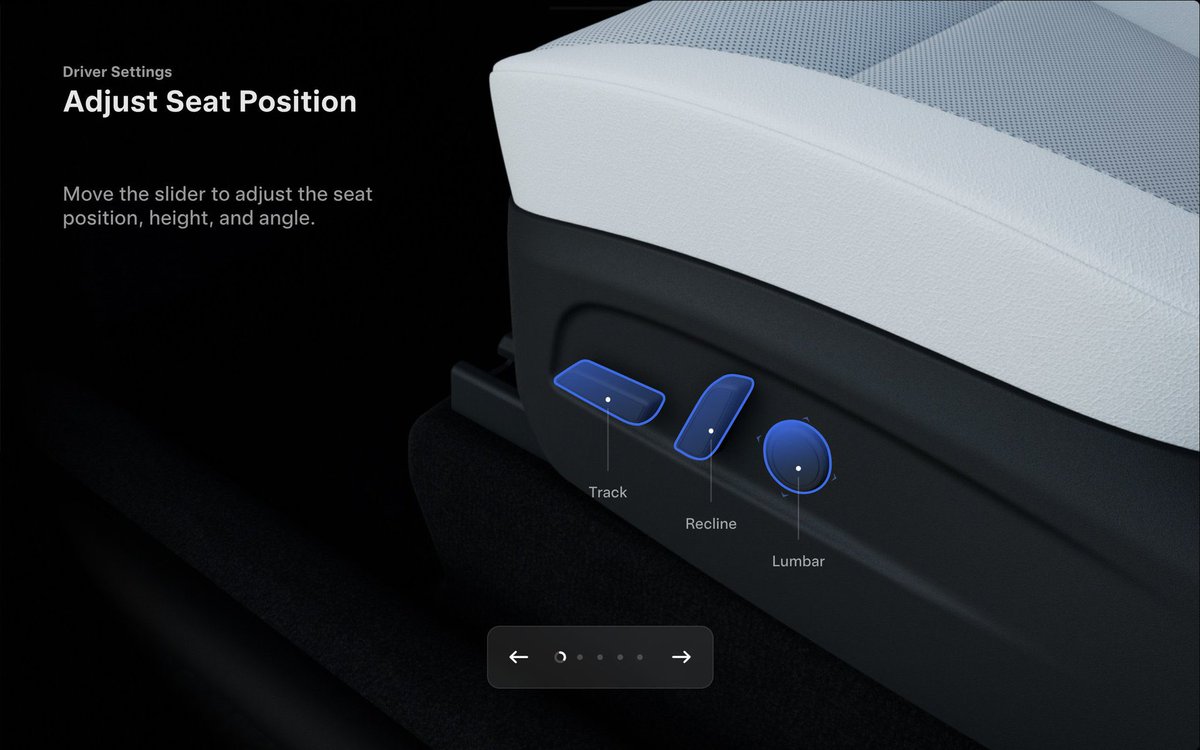 J0se's tweet image. Onboarding is a big part of getting to know your Tesla.
You'll get a rundown of how to adjust driver settings, using the touchscreen as well as controlling lights, wipers & Autopilot features with the steering wheel, among other functions